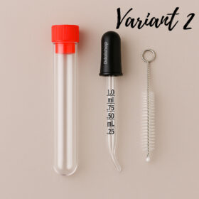 Pipet Kaca Tetes Minyak Essensial Aroma Terapi Parfum Percobaan Sains 1ml - Foto 8