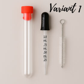 Pipet Kaca Tetes Minyak Essensial Aroma Terapi Parfum Percobaan Sains 1ml - Foto 9