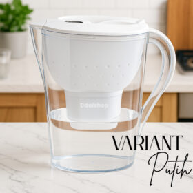 Pitcher Penyaring Air Minum 3.5L | Filter Karbon Aktif 4 Lapisan FDA Aman BPA Free Anti Bau - Foto 8