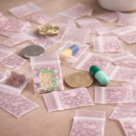 Plastik Kemasan | Plastik Klip Kecil Besar Motif Ziplock Berkualitas | Plastik Klip Obat 100 piece - Foto 3