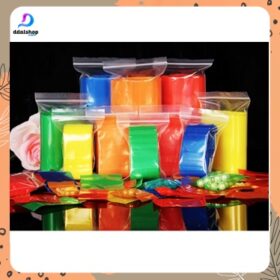 Plastik Klip Kemasan Ziplock Plastik Clip Bahan Tebal Warna Polos untuk  obat aksesoris - Foto 1
