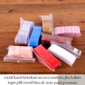 Plastik Klip Ziplock Motif Kecil Tebal Plastic Clip Pelastik Kemasan obat 2×3 1.8×2.6 2×2.8 100pc - Foto 5