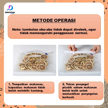 Plastik Makanan Vacum Press Kedap Udara Kantong Vacuum Sealer Transparan - Foto 9