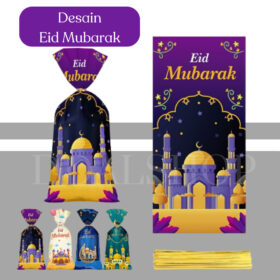 Plastik Snack Lebaran Goodie Bag Hampers Idul Fitri Plastic Eid Mubarak Tas Bingkisan Graduation - Foto 3