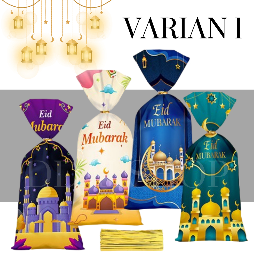 Plastik Snack Lebaran Goodie Bag Hampers Idul Fitri Plastic Eid Mubarak Tas Bingkisan Graduation - Foto 5