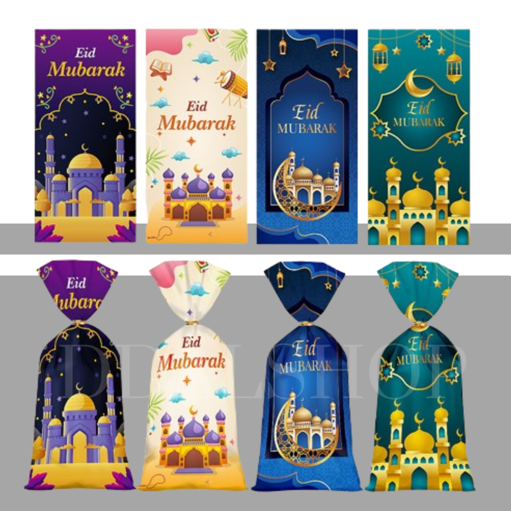 Plastik Snack Lebaran Goodie Bag Hampers Idul Fitri Plastic Eid Mubarak Tas Bingkisan Graduation - Foto 6