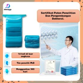 Plastik Vacum Baju Kantong Vacuum Bag Pakaian Travel Ukuran Besar Jumbo untuk Boneka Bedcover - Foto 4