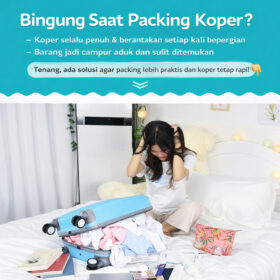 Plastik Vacum Baju Plastic Vakum Pakaian Kantong Vacuum Bag Travel Transparan - Foto 2