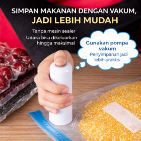 Plastik Vacum Makanan Plastik Vakum Sealer Untuk Makanan Basah dan Kering - Foto 1