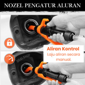 Pompa Selang Alat Sedot Bensin Motor, Mobil,  Pump Dispenser Minyak Tanah, Air Elektrik Otomatis - Foto 7