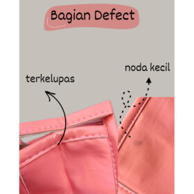 Pouch Make Up Waterproof Tas Dompet Kosmetik Wanita Bahan PU Anti Air Defect Grade B - Foto 4