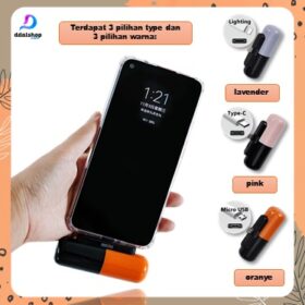 Powerbank 5000 mah Mini Portable Fast Charging Charger Iphone lighting Android Micro USB Type C - Foto 1