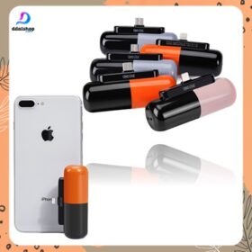 Powerbank 5000 mah Mini Portable Fast Charging Charger Iphone lighting Android Micro USB Type C - Foto 5