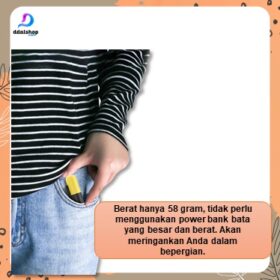 Powerbank Mini Lucu 3300 mAh Portable Fast Charging Carger Iphone lighting Android Micro USB Type C - Foto 2