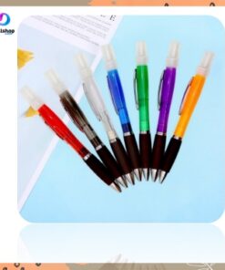 pulpen hand sanitizier spray 2in1 bolpoin serbaguna pen multifungsi souvenir unik - Foto 2