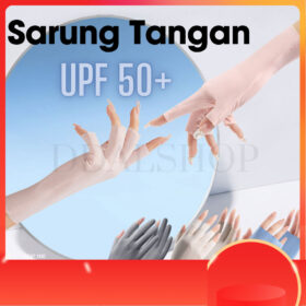 Sarung Tangan Setengah Jari Wanita Anti Panas UV Outdoor Berkendara Adem Nyaman - Foto 1