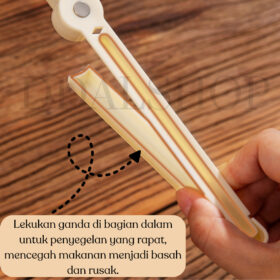 Segel Penjepit Plastik Snack Klip Seal Penutup Makanan Alat Jepit Dengan Magnet - Foto 8