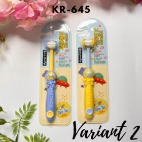 Sikat Gigi Anak Anak 2In1 Toothbrush Toiletries Travel Kit Portable Silikon Bulu Sikat Halus Lembut - Foto 9