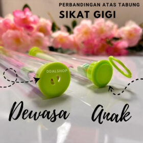 Sikat Gigi Anak Dewasa 2 In 1 Toothbrush Dental Care Pembersih Gigi Travel Portable Silikon Lembut - Foto 5
