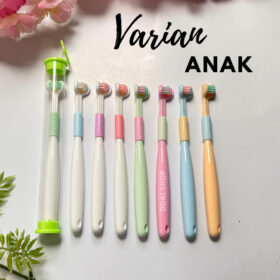 Sikat Gigi Anak Dewasa 2 In 1 Toothbrush Dental Care Pembersih Gigi Travel Portable Silikon Lembut - Foto 9