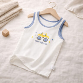 Singlet Kaos Dalam Anak Laki Laki Import Bahan Katun Combed Good Quality 2-9 tahun - Foto 6