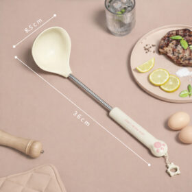 Spatula Silikon Alat Masak Set Sodet Sendok Nasi Sup Silicon Kualitas Food Grade Tahan Panas - Foto 9