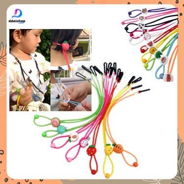 strap mask tali masker kalung anak gantungan masker leher tali lanyard masker hijab motif lucu - Foto 1