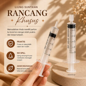 Suntikan Parfum Decant  Pump Dispenser Pemindah Parfume Botol Kaca Refil - Foto 6