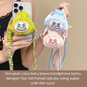 Tali Hp Gantungan Labubu Aksesories Handphone Lucu Selempang Aesthetic - Foto 5