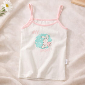 Tanktop Singlet anak perempuan Tengtop Motif Lucu bahan katun usia 2-14tahun - Foto 7