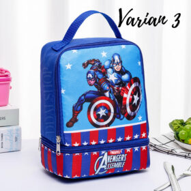 Tas Bekal Makanan Lunch Bag Karakter Hadiah dan Bingkisan Souvenir Ulang Tahun Anak-anak - Foto 7