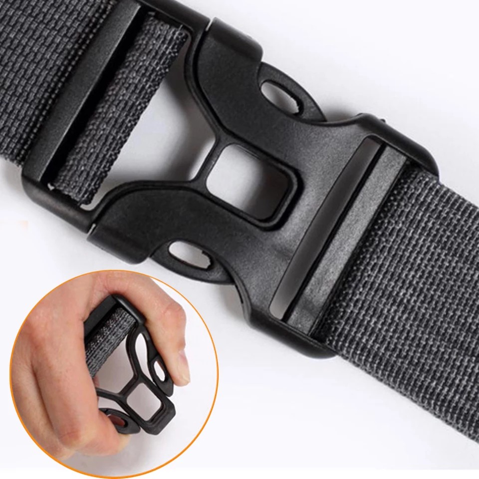 Tas Pinggang Pria/Wanita Waistbag Selempang Import Bahan Nylon Waterproof Anti Air - Foto 4