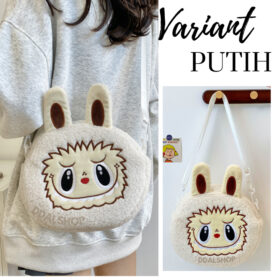 Tas Selempang Wanita Bag Anak Anak Remaja Cewek Kekinian Karakter Labubu Gaya Korean Style - Foto 6