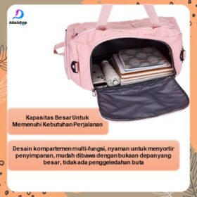 Tas Sport Ransel Backpack Selempang untuk Travel olahraga Multifungsi Kapasitas Besar - Foto 2
