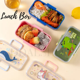 Tempat Kotak Makan Lunch Box Anak Lucu Anti Tumpah Tahan Panas Perlengkapan Sekolah Karakter - Foto 1
