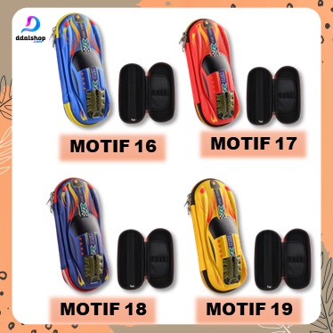Tempat Kotak Pensil Anak 3D Karakter Cars Astronot Galaxy Aesthetic Bahan EVA Timbul Anti Air - Foto 6