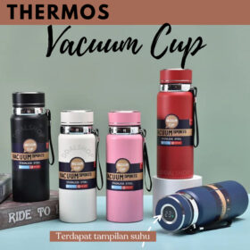 Termos Stainless Steel Tahan Panas Dingin Dengan Pengaturan Suhu Otomatis Bahan Sus 316 Anti Karat - Foto 1