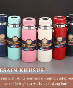 Termos Stainless Steel Tahan Panas Dingin Dengan Pengaturan Suhu Otomatis Bahan Sus 316 Anti Karat - Foto 2