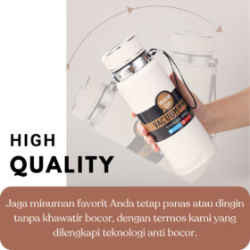 Termos Stainless Steel Tahan Panas Dingin Dengan Pengaturan Suhu Otomatis Bahan Sus 316 Anti Karat - Foto 4