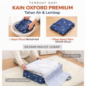 Travel Bag Besar Motif Tas Traveling Lipat Anti Air Foldable Bag Import - Foto 5