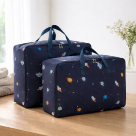 Travel Bag Besar Motif Tas Traveling Lipat Anti Air Foldable Bag Import - Foto 8