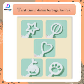 Travel Pouch Ziper Bag Transparan Tas Penyimpanan Serbaguna untuk make up baju skincare Bahan PE EVA - Foto 3