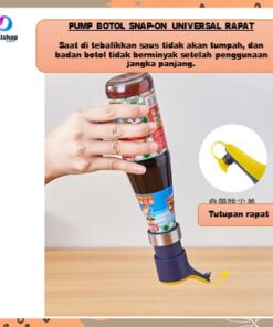 Tutup Botol Press Pump Bottle Saus Kecap Sirup Minyak Pencetan Botol - Foto 2