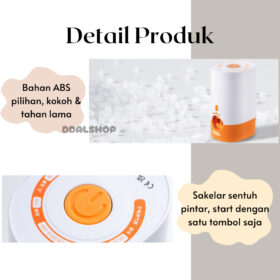 Vacum Baju Baterai Tanpa Kabel Portable Traveling Cordless 2 IN 1 Alat Vacuum Pakaian Dan Pompa Udara - Foto 4