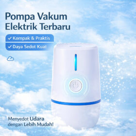 Vakum Baju Vacum Bag Pakaian Traveling Elektrik Tas Penyimpanan Listrik 220V 55W - Foto 1